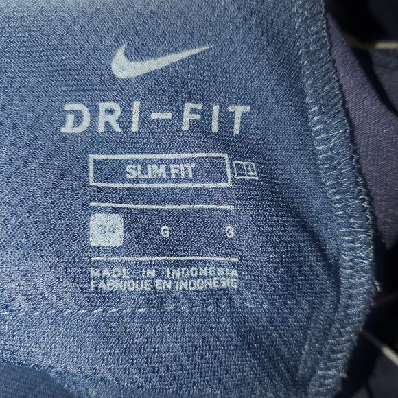 Nike Flex Charm Novelty Golf Print Dri-Fit Slim Shorts Blue 34 Belted CQ4877-451 - Picture 10 of 12